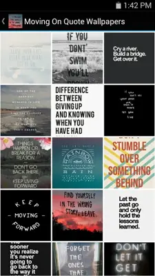 Moving On Quote Wallpapers android App screenshot 0